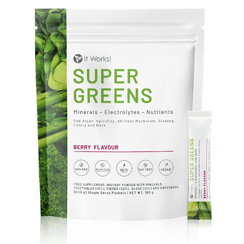 It Works Super Greens Baies